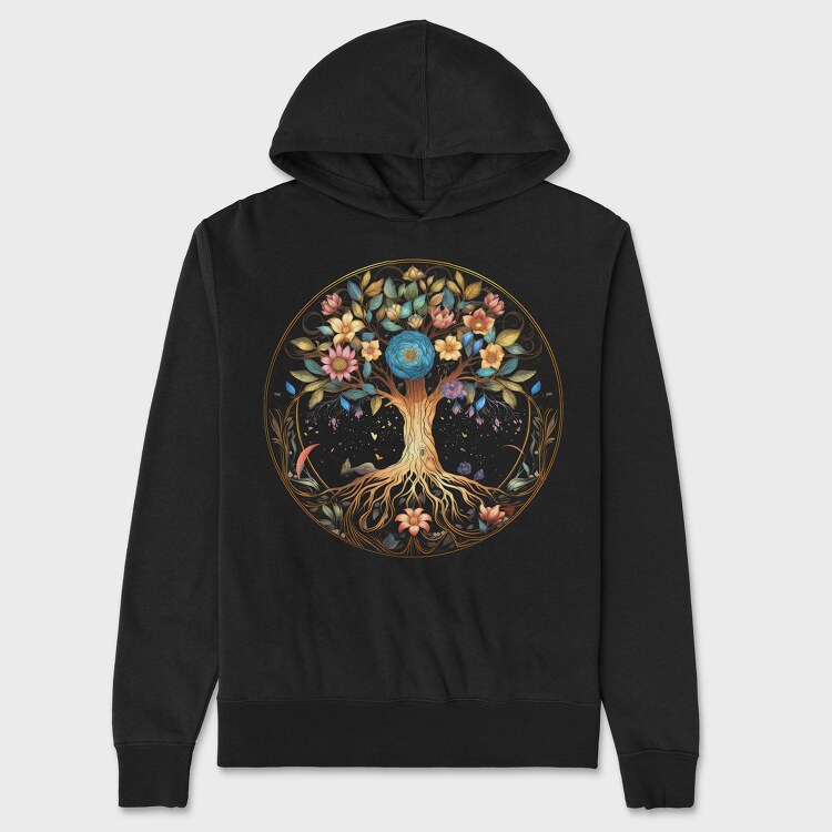 Tree of Life, Hanorac Oversize Barbati (Unisex)