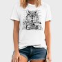 Wolf And Bike, Tricou Barbati (Unisex)