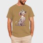 Dalmata Dog Cartoon, Tricou Barbati (Unisex)