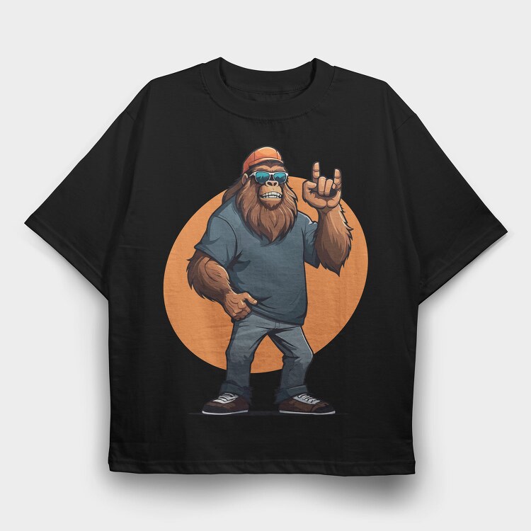 Urban Bigfoot, Tricou Oversize Barbati (Unisex)
