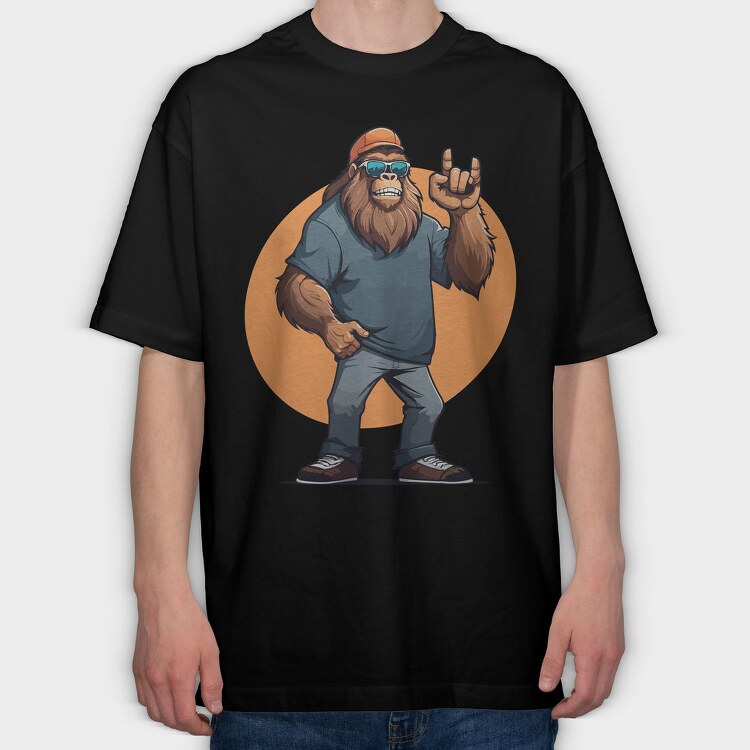 Urban Bigfoot, Tricou Oversize Barbati (Unisex)