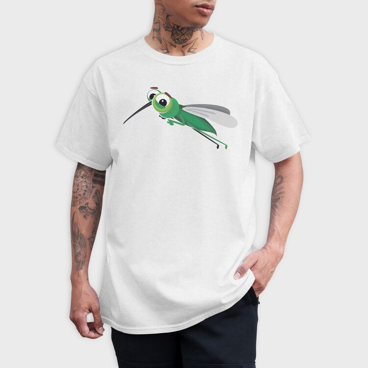 Flying Green Bug, Tricou Barbati (Unisex)
