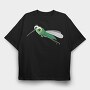 Flying Green Bug, Tricou Oversize Barbati (Unisex)