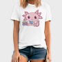 Axolotl Reading, Tricou Barbati (Unisex)