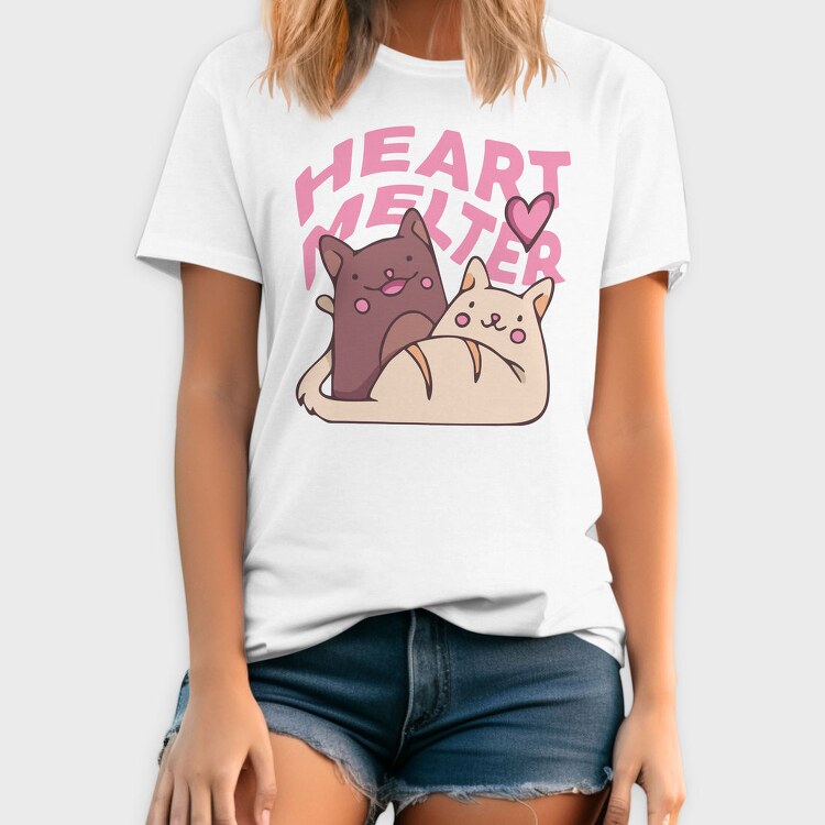 Valentine Cats Couple S Day Cute, Tricou Barbati (Unisex)