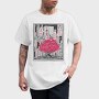 Sakura Tree City Pink Japan, Tricou Barbati (Unisex)