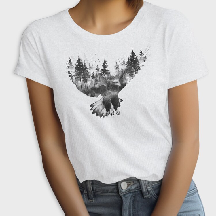 Forest And Flying Eagle, Tricou Femei