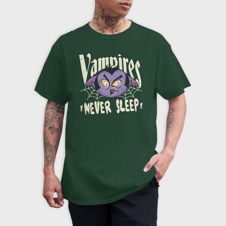 Vampires Never Sleep, Tricou Barbati (Unisex)