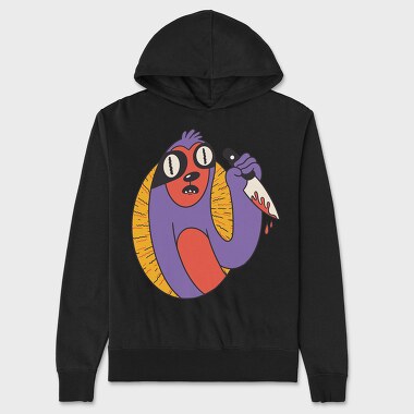 Knife Sloth, Hanorac Oversize Barbati (Unisex)