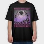 Cosmic Creature Hands In Space Beings, Tricou Oversize Barbati (Unisex)