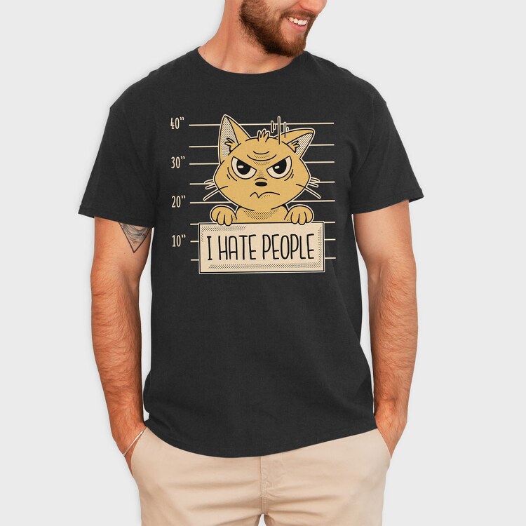 Cat Prison, Tricou Barbati (Unisex)