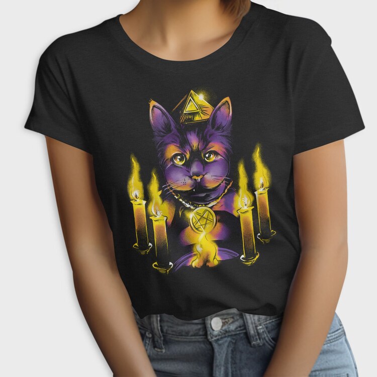 Cat Magic Candle Ritual, Tricou Femei