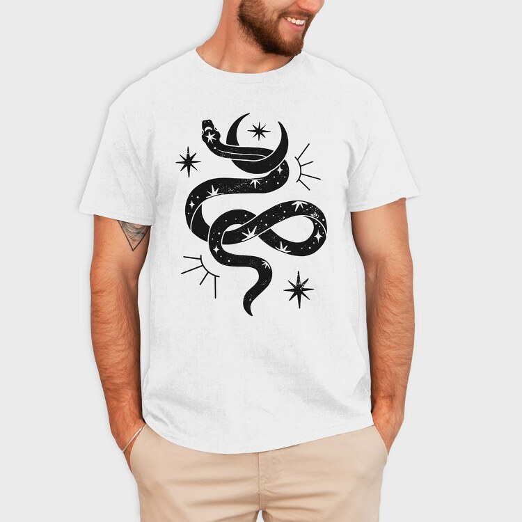 Mystic Snake Tote, Tricou Barbati (Unisex)
