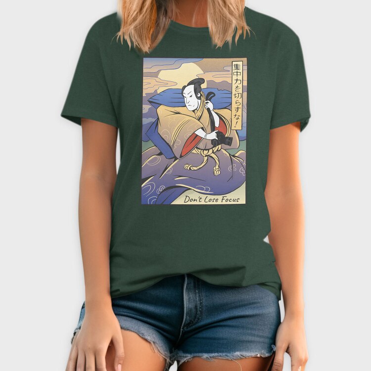 Samurai Photographer Ukiyo Focus, Tricou Barbati (Unisex)