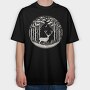 Mystical Deer Forest Somewhere, Tricou Oversize Barbati (Unisex)