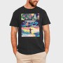 People Flying Psychodelic Lucid, Tricou Barbati (Unisex)