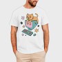 Computer Cat, Tricou Barbati (Unisex)