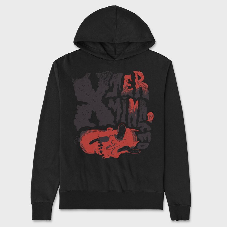 Funny Afterlife 09, Hanorac Oversize Barbati (Unisex)