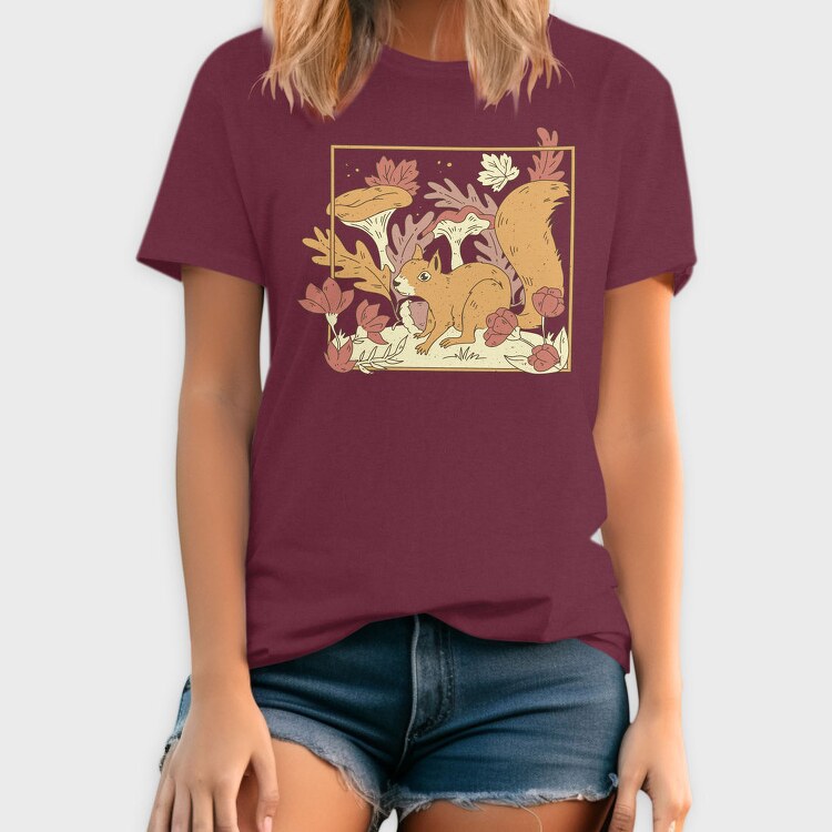 Cottage Core Forest Squirrel, Tricou Barbati (Unisex)