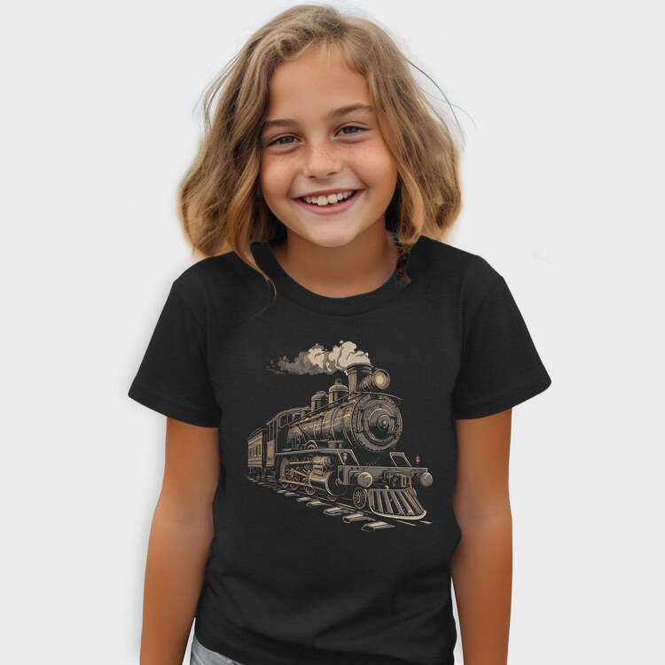 Locomotive Vintage, Tricou Copii