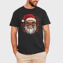Santa Claus Skull, Tricou Barbati (Unisex)