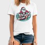 Santa Claus Surfing, Tricou Barbati (Unisex)