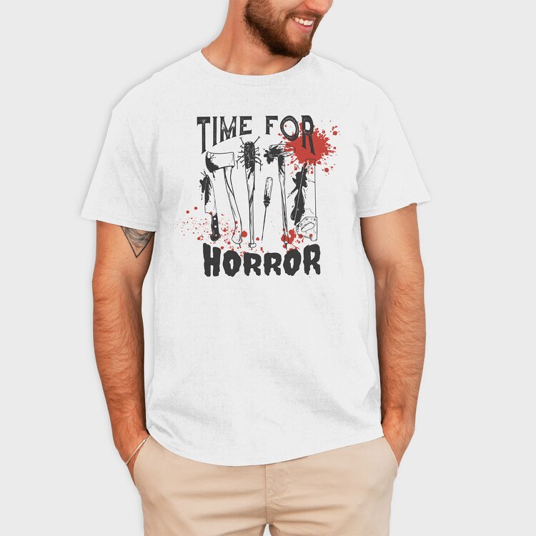 Time for Horror Halloween, Tricou Barbati (Unisex)