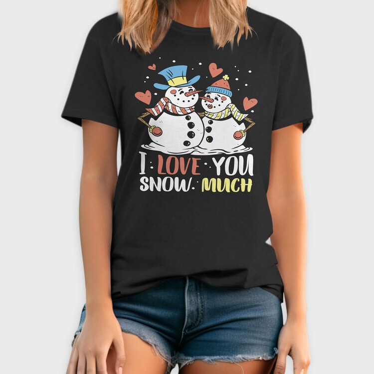 Snowman Love, Tricou Barbati (Unisex)