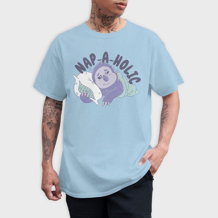 Napping Sloth, Tricou Barbati (Unisex)