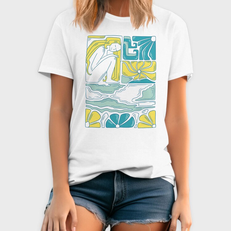 Nature Blonde Woman, Tricou Barbati (Unisex)