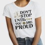 Nature Inspired Motivational Proud Quote, Tricou Femei