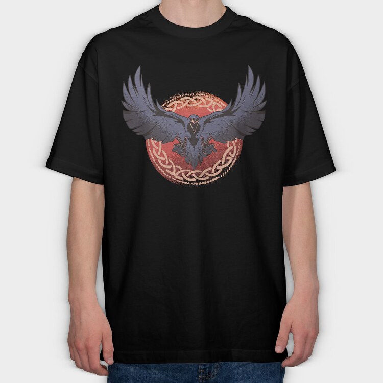 Dark Raven, Tricou Oversize Barbati (Unisex)