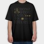 Nature Inspired Motivational Proud Quote, Tricou Oversize Barbati (Unisex)