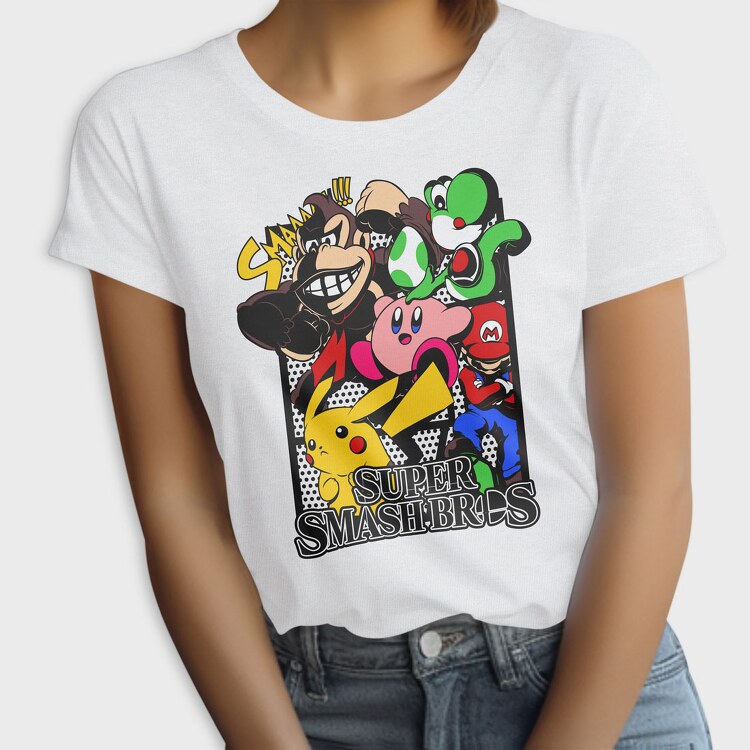 Super Smash Bros, Tricou Femei