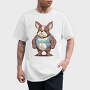 French Bulldog Cartoon Bodybuilder, Tricou Barbati (Unisex)