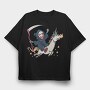 Death In Unicorn Dead, Tricou Oversize Barbati (Unisex)