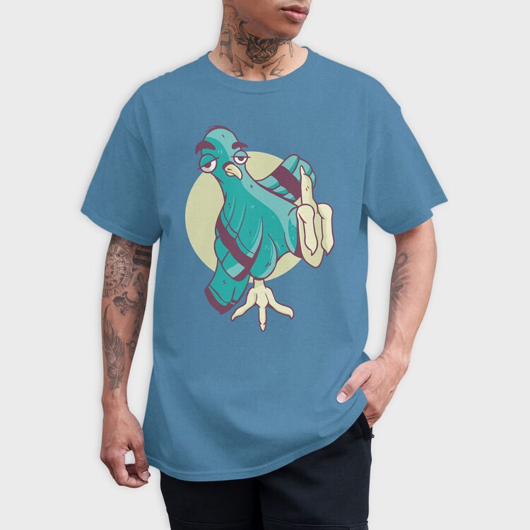 Funny Pigeon, Tricou Barbati (Unisex)