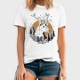 Deer Wild In Nature Christmas, Tricou Barbati (Unisex)