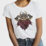 Steampunk Viking Skull, Tricou Femei
