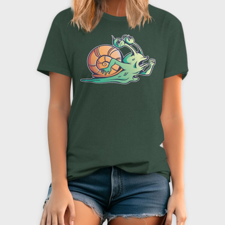 Exhausted Running Snail, Tricou Barbati (Unisex)