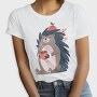 Cozy Hedgehog Cocoa, Tricou Femei