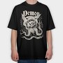 Satanic Creature Dark Magic 04, Tricou Oversize Barbati (Unisex)