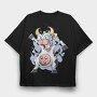 Crazy Dancing Cow, Tricou Oversize Barbati (Unisex)
