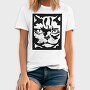 Serious Cat Cat Obey, Tricou Barbati (Unisex)
