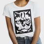 Serious Cat Cat Obey, Tricou Femei