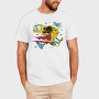 Crazy Sponge Bob, Tricou Barbati (Unisex)