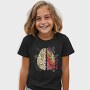 Creative And Logical Human Brain Half, Tricou Copii
