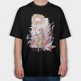 Fairy In Chamomile Flower Field Fairycore, Tricou Oversize Barbati (Unisex)