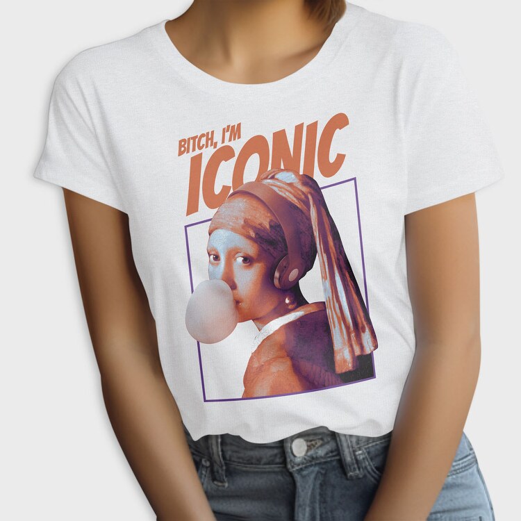Art Pearl Girl Iconic, Tricou Femei