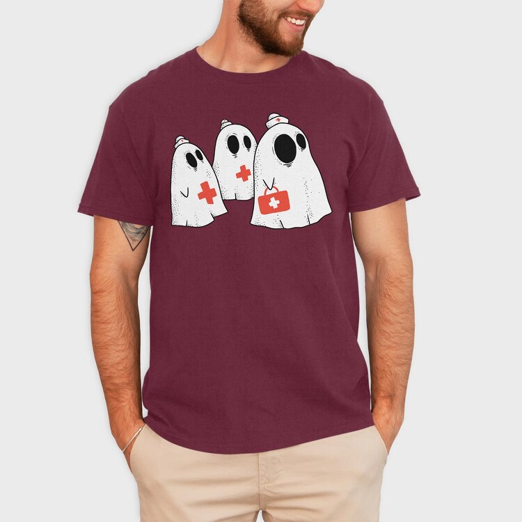 Ghost Nurse, Tricou Barbati (Unisex)